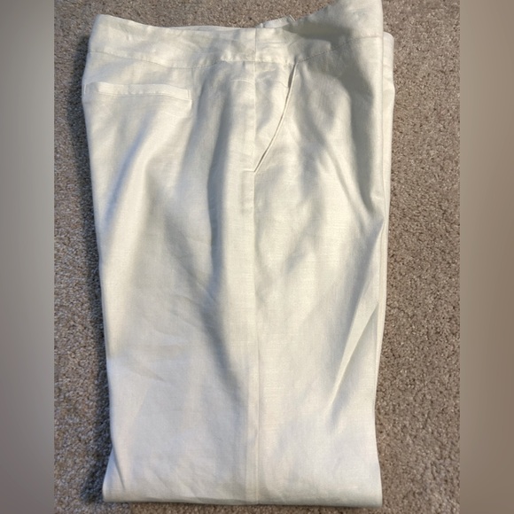 Cabi White Linen Trousers - Picture 7 of 7